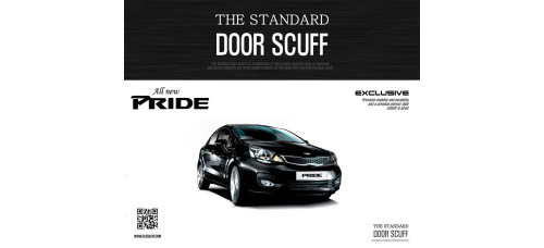 standard al door sill scuff plates kia pride rio 2012-14